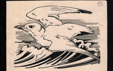 Robert Graafland ( 1875 - 1940 ) - Originele illustratie voor een kinderboek/lesboek