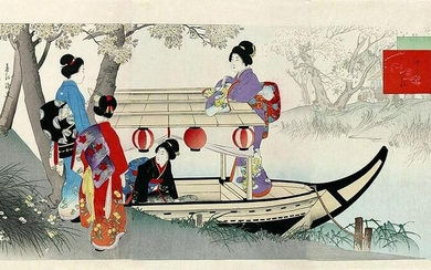 SHUNTEI, Miyagawa (1873-1914): Beautiful women and