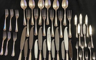 San Marco Venice cutlery (42) - .800 silver - Italy - Second half 20th century