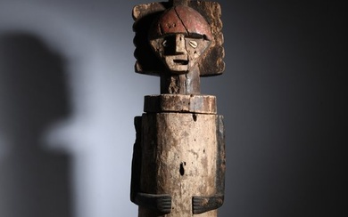Sculpture - Mangbetu anthropomorphic box - Democratic Republic of Congo - Gabon