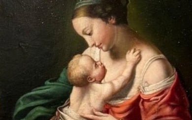 Scuola Italiana (XIX-XX) - Madonna con il Bambino