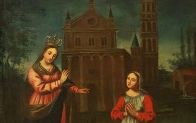 Scuola italiana del XVIII secolo - Madonna di Caravaggio