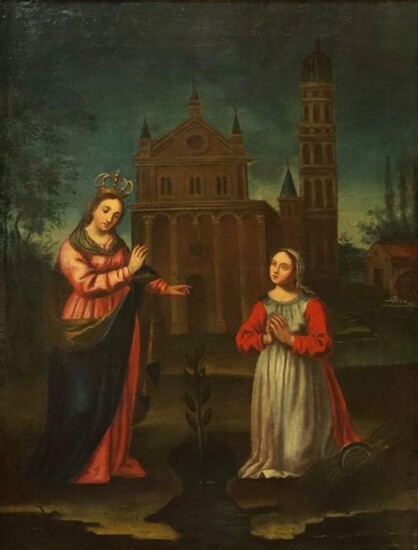 Scuola italiana del XVIII secolo - Madonna di Caravaggio