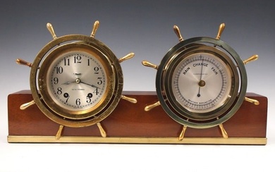 Seth Thomas Regatta Desk Clock/Barometer
