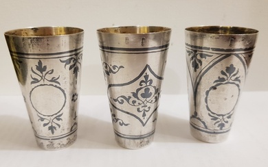 Silver cups Set of silver cups