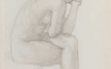 Sir Edward Coley Burne-Jones, Bt., ARA, RWS (British, 1833-1898) Study...