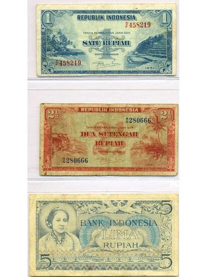 Six (6) Indonesian Notes