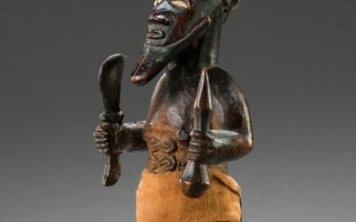 Standing male figure "mukuya" - D. R. Congo, Bembe