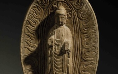 Stèle Bouddhique