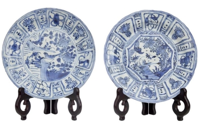 TWO CHINESE PORCELAIN PLATES