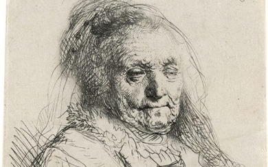 The Artist’s Mother, Head and Bust: Three Quarters Right