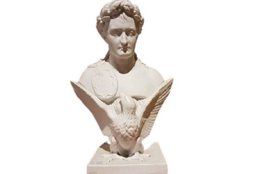 Thorvaldsen - Royal Copenhagen - Bust, Napoleon Bonaparte - Porcelain