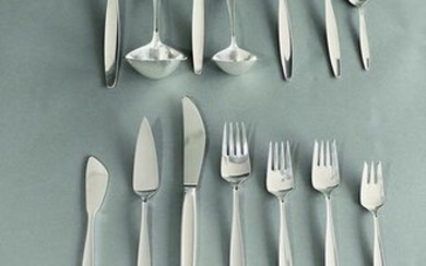Tias Eckhoff, Georg Jensen, 96 cutlery pieces Cypres
