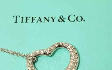 Tiffany - 950 platino Platinum - Necklace with pendant - Diamonds
