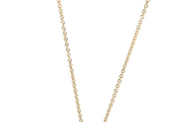 Tiffany & Co. Etoile Heart Pendant in 18k Yellow Gold/Platinum 0.15 CTW