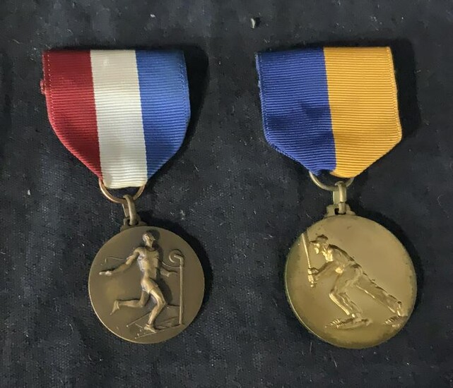 Track Medal and Baseball Medal