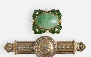 Two Antique brooches