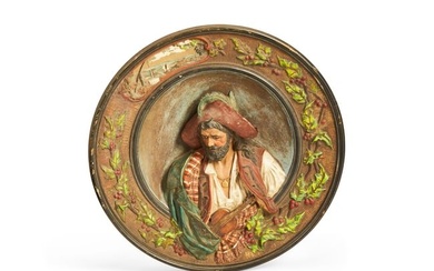 Two Continental wall hanging plates