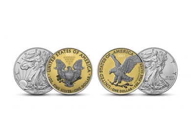 United States. 1 Dollar 2021 American Eagle - The New Heritage EXCLUSIVE EDITION - 2 x 1 Oz