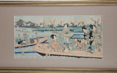 Utagawa Kunisada (1786 – 1865) - Genji et... - Lot 71 - Osenat