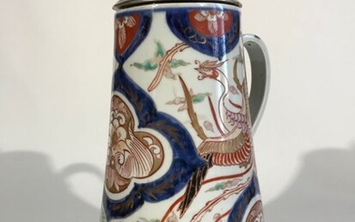 Vase - Porcelain - Edo Imari coffee samovar - Japan - Mid Edo period