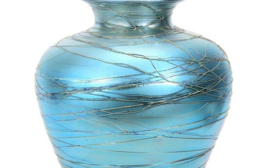 Vase Signed "Durand 2410" Art Glass