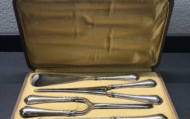 Veterinary Surgery Set (4) - .800 silver - Italy - Mid 20th century