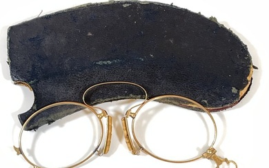 Victorian 14k Yellow/Pink Gold Spectacles