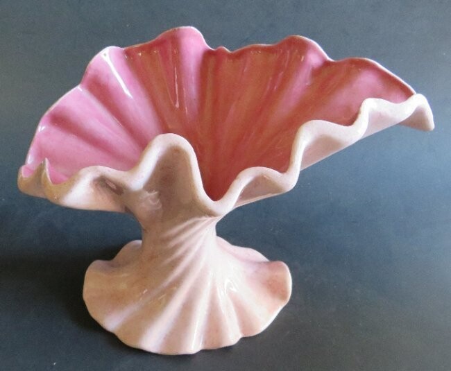 Vintage Hawkins Biomorphic Modernist Porcelain Vase