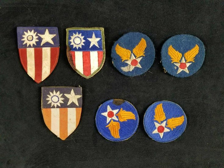 Vintage Lot of 7 WW2 Original Army Air Force Patches
