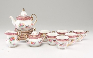 Limoges Miniature Porcelain Tea Set