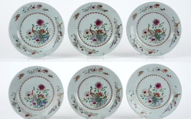 series of six 18th Cent. Chinese plate i