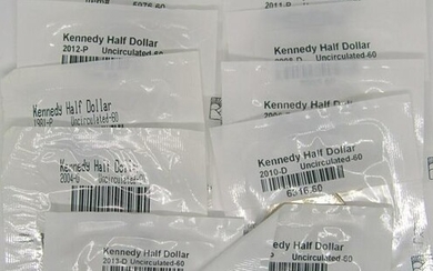 (10) KENNEDY HALF DOLLARS