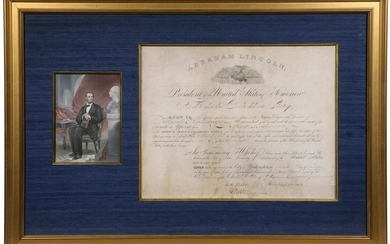 FRAMED LINCOLN APPOINTMENT