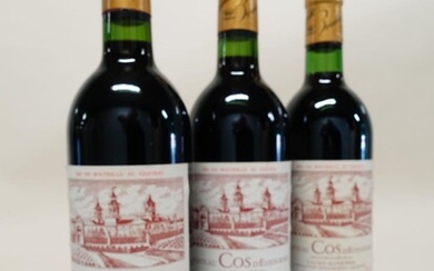 12 bouteilles CHÂTEAU COS D'ESTOURNEL 1983 2è GC Saint Estèphe (4 base goulot