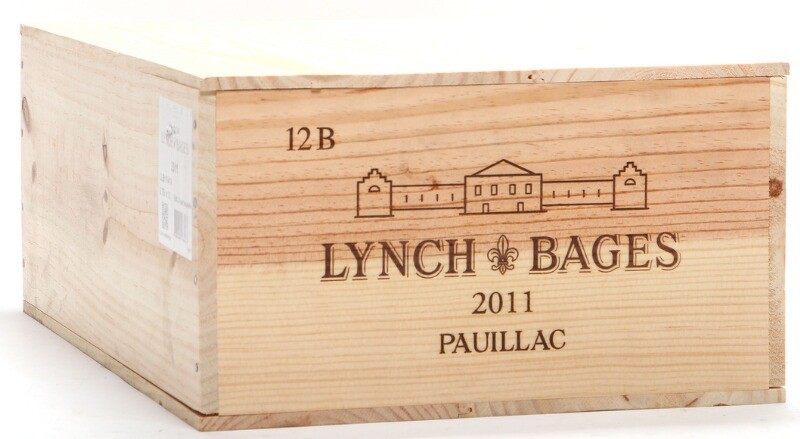 12 bts. Château Lynch Bages, Pauillac. 5. Cru Classé 2011 A (hf/in). Owc.