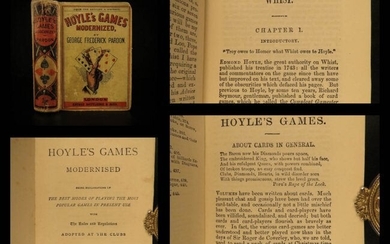 1874 Hoyle’s GAMES Modernized Pardon Cards CHESS