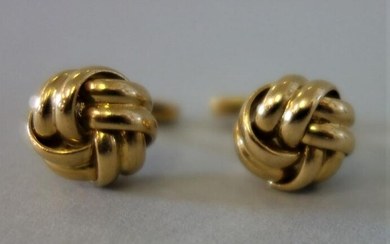 18K Italian Gold Knot-Formed Cufflinks, Donnagemma