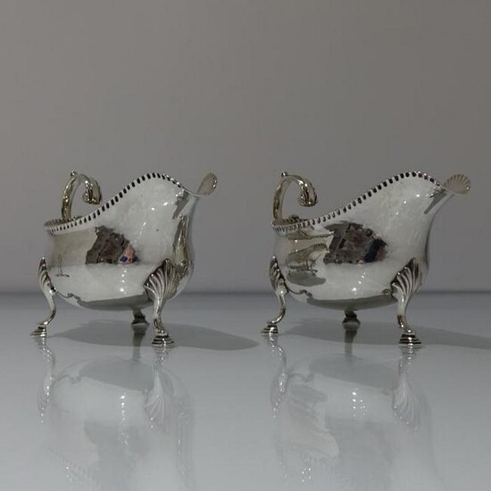 18th Century George III Antique Sterling Silver Pair
