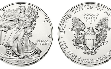 2013 American Silver Eagle .999 Fine Silver Dollar Coin