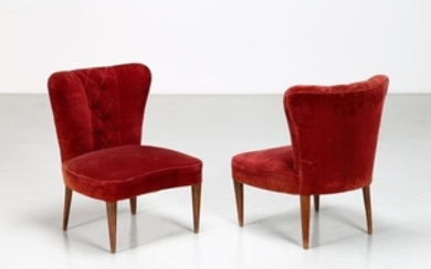 BEGA MELCHIORRE (1898 1976) Pair of room armchairs…