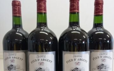 4 Magnums (150cl) Côtes de Bordeaux 2019... - Lot 72 - Enchères Maisons-Laffitte