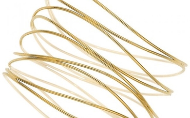 55072: Gold Bracelet, Elsa Peretti for Tiffany & Co. T