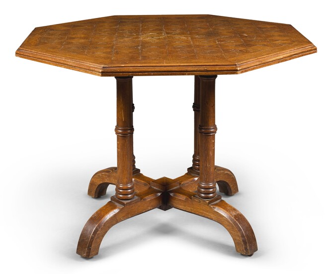 OCTAGONAL CENTRE TABLE, James Shoolbred & Company