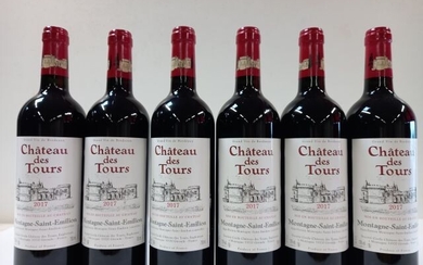 6 bouteilles de Château des Tours. 2017.... - Lot 72 - Enchères Maisons-Laffitte