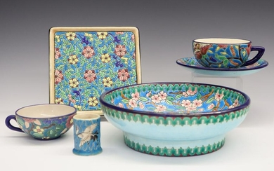 6 pcs of Longwy Ceramics