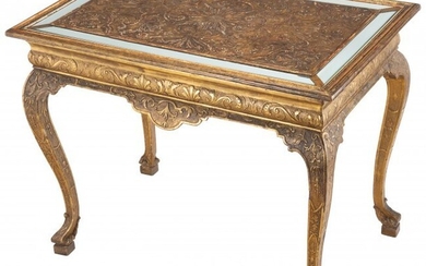 61072: A George II-Style Giltwood Side Table 28 x 48-1/