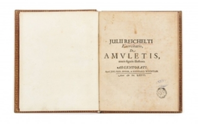 JULIUS REICHELT (1637-1719) Exercitatio, de amuletis