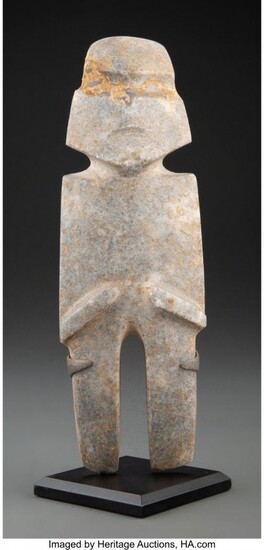 A Mezcala Stone Figure Guerrero, Mexico, c. 500