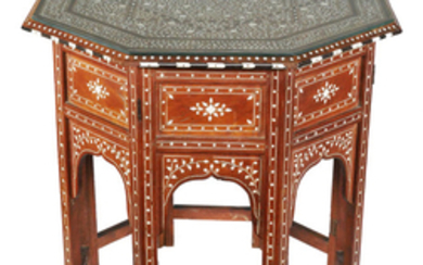 19C Anglo Indian Inlaid Table